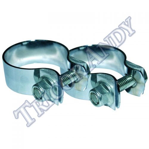 EXHAUST CLIP CHROME 1 7/8 PR